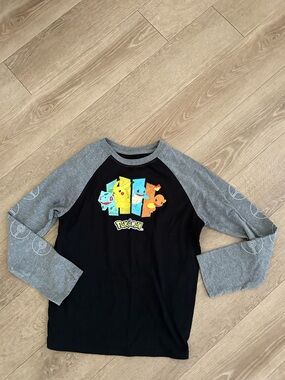 Pokemon Black Gray Shirt